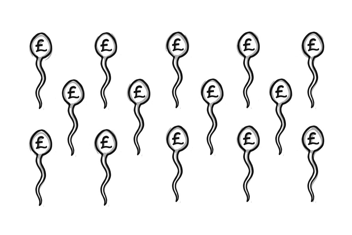Sperm with pound signs