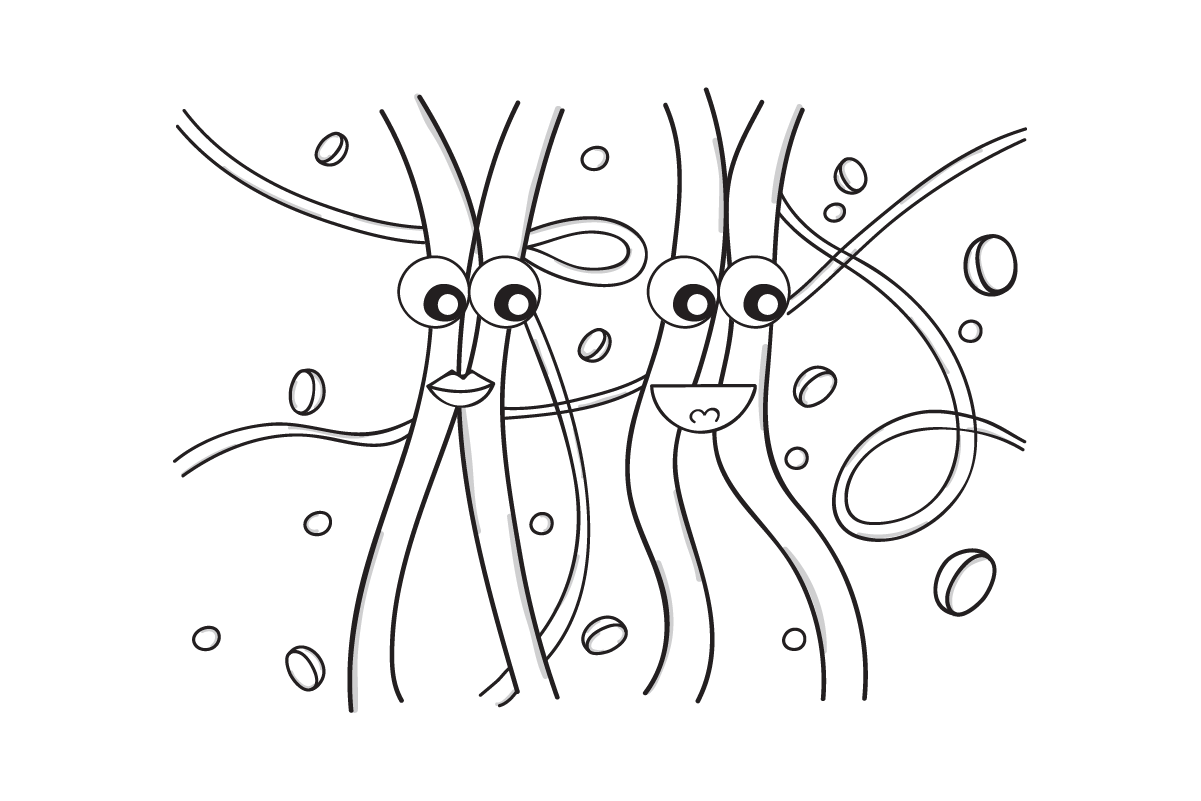 Cartoon DNA